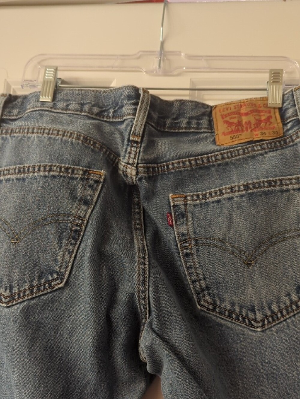 Levi's Light Blue Straight-Leg Jeans - Picture 3 of 3